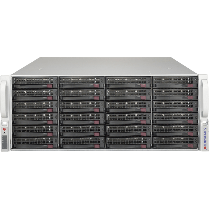 Сервер SuperServer SYS-6049GP-TRT CSE-848 noCPU X11DPG-OT-CPU 24хDDR4 1 IPMI 4х1000W PSU Ethernet 2х10Gb/s 24х2,5" FCLGA3647 (4)