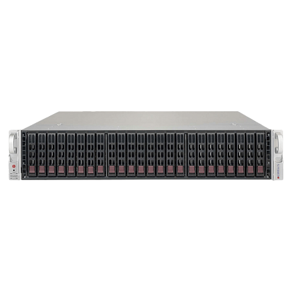 Сервер Supermicro SYS-2028R CSE-216 noCPU X10DRi-T4+ 24хDDR4 softRaid IPMI 2х920W PSU Ethernet  4х10Gb/s 24х2,5" BPN SAS3-216EL1 FCLGA2011-3